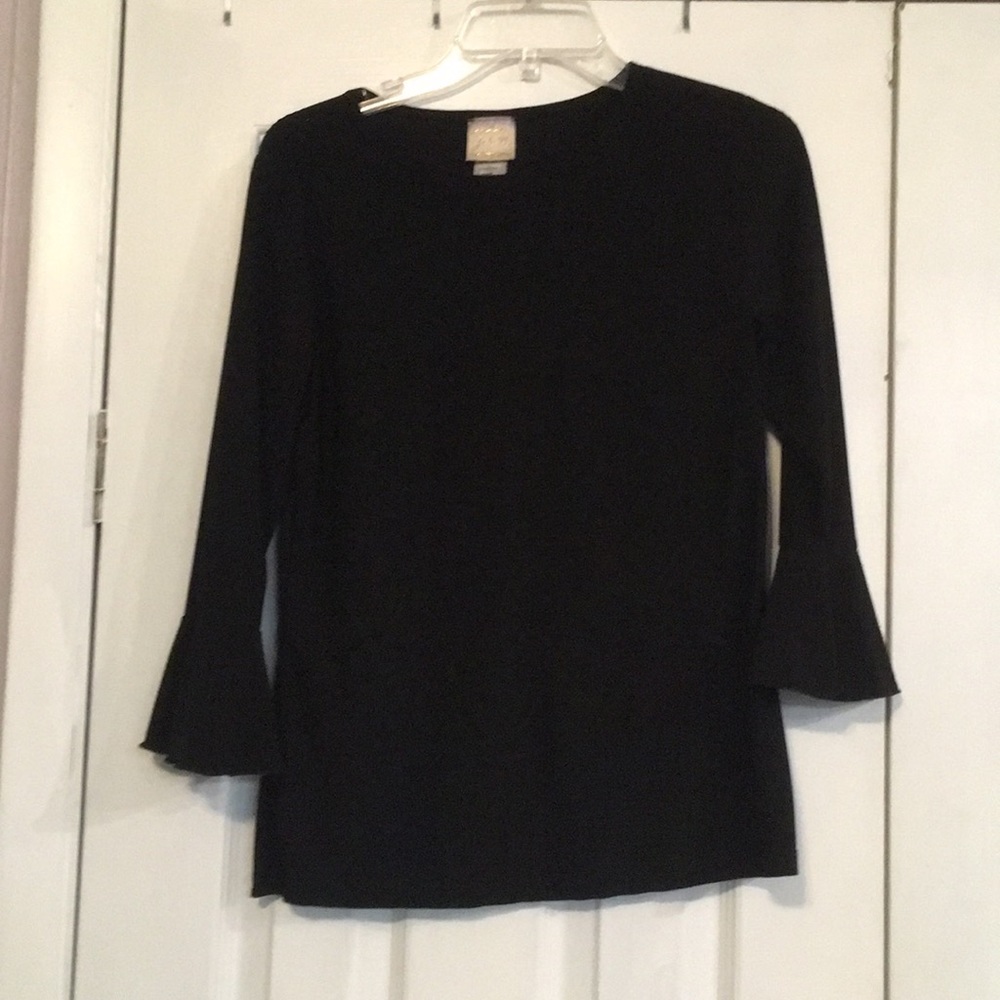 Zadie B’s 3/4 sleeve black top